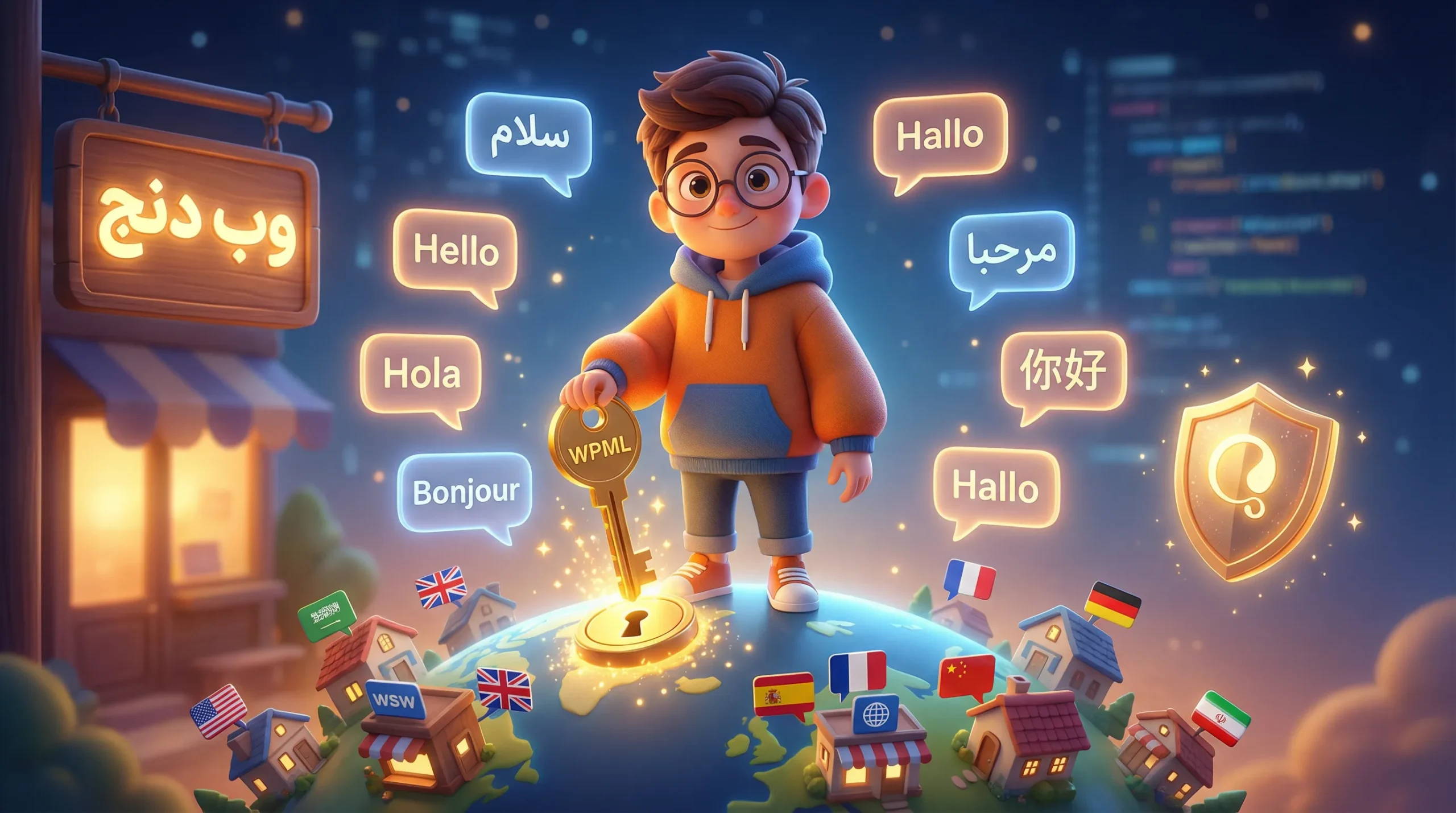 صفحه دانلود رایگان افزونه WPML